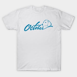 October Cerulean Dog T-Shirt